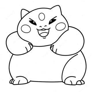 Snorlax Pagine Da Colorare