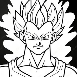 Vegito Pagine Da Colorare