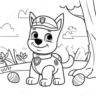 Paw Patrol Pasqua Pagine Da Colorare