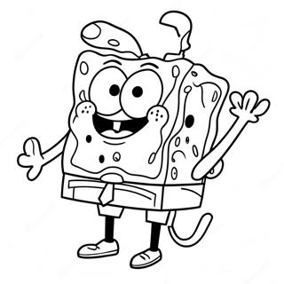 Spongebob E Amici Pagine Da Colorare