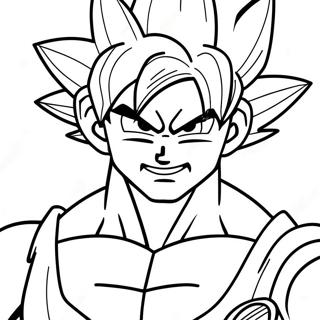 Goku Super Saiyan 4 Pagine Da Colorare