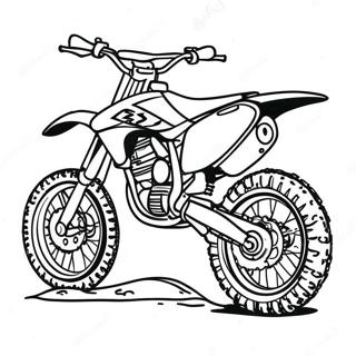 Moto Da Cross Pagine Da Colorare