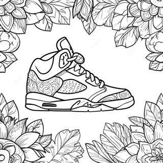 Sneaker Jordan 5 Pagine Da Colorare