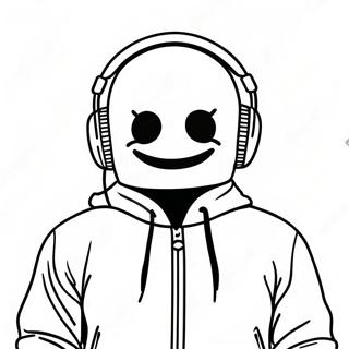 Dj Marshmello Pagine Da Colorare