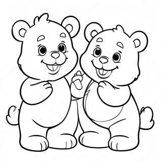 Pagina Da Colorare Dei Cugini Care Bear Allegri 31394-24817