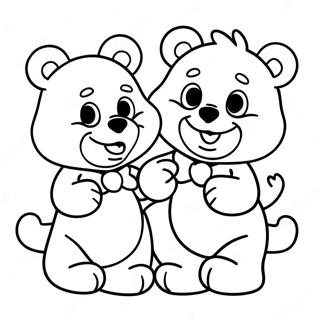 Pagina Da Colorare Dei Cugini Care Bear Allegri 31394-24819