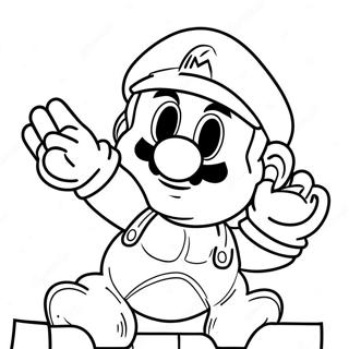 Mario Wonder Pagine Da Colorare