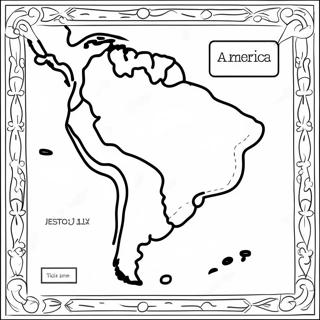 Pagina Da Colorare Mappa Del Sud America 32723-25866