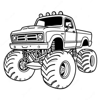 Pagina Da Colorare Monster Truck Max D 38464-30422