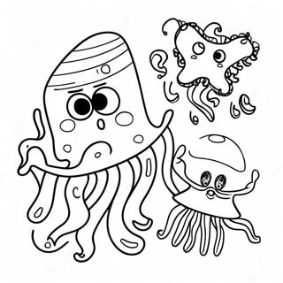 Spongebob Medusa Pagine Da Colorare