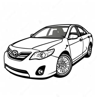 Pagina Da Colorare Della Toyota Camry Vista Laterale 39744-31455