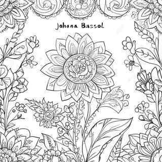 Pagina Da Colorare Calendario Floreale Johanna Basford 2017 48503-38356