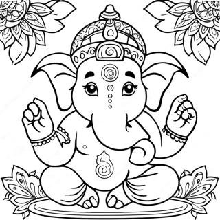 Pagina Da Colorare Ganesha 49403-39074