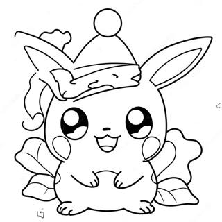 Pokemon Natale Pagine Da Colorare