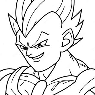 Majin Vegeta Pagine Da Colorare