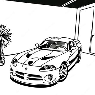 Pagina Da Colorare Della Dodge Viper Rossa 52024-41158