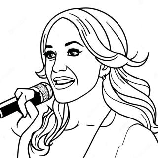 Carrie Underwood Pagine Da Colorare