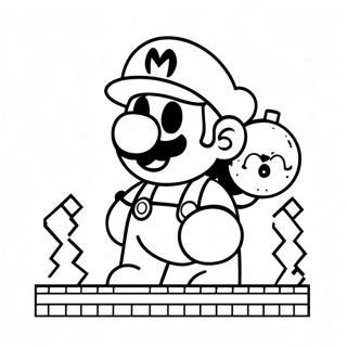 Pagina Da Colorare Di Mario 8 Bit 5490-4360