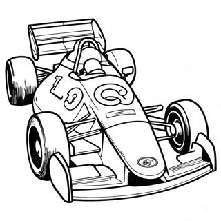 Pagina Da Colorare Della Macchina Indy 56633-44806