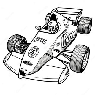 Pagina Da Colorare Della Macchina Indy 56633-44807