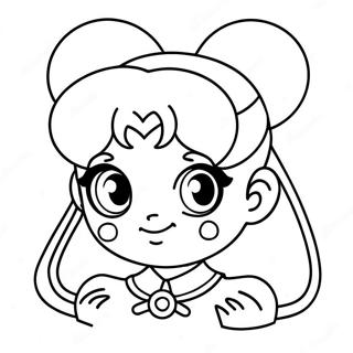 Pagina Da Colorare Di Chibi Sailor Moon 57443-45455