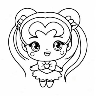 Pagina Da Colorare Di Chibi Sailor Moon 57443-45456