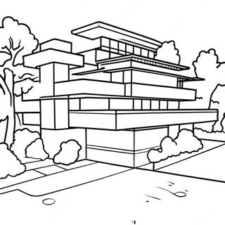 Frank Lloyd Wright Pagine Da Colorare