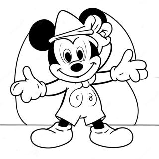 Pagina Da Colorare Di Topolino In Costume Spaventoso 58884-46585