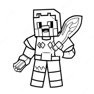 Minecraft Warden Pagine Da Colorare