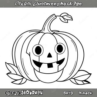 Pagina Da Colorare Della Mini Zucca Di Halloween 62983-49834