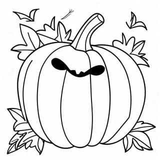 Pagina Da Colorare Della Zucca Di Halloween Facile 64493-51033