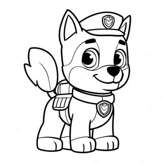 Tracker Paw Patrol Pagine Da Colorare