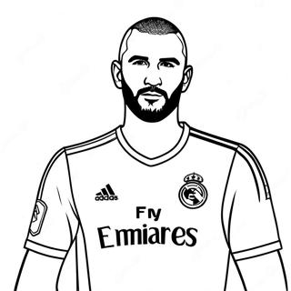 Pagina Da Colorare Di Star Del Calcio Benzema 65523-51870