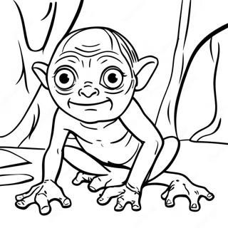 Gollum Pagine Da Colorare