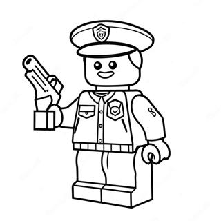 Polizia Lego Pagine Da Colorare