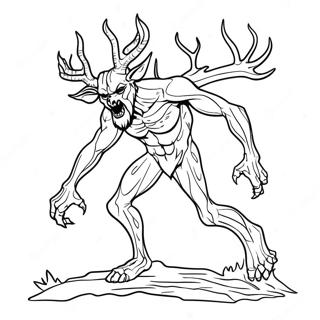 Pagina Da Colorare Del Wendigo 67674-53558