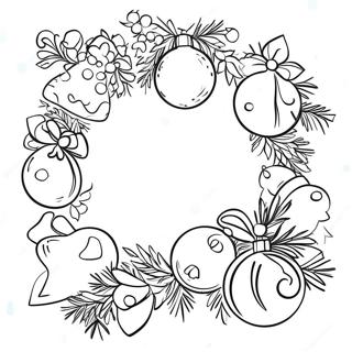 Pagina Da Colorare Del Bordo Natalizio Clipart 67774-53632