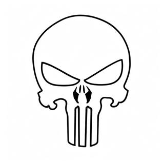 Pagina Da Colorare Logo Del Punisher 67944-53762