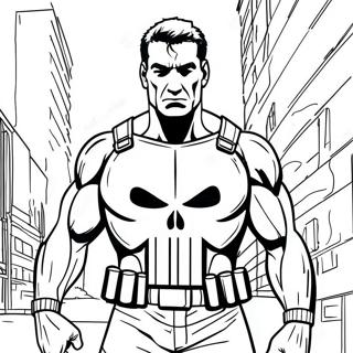 Pagina Da Colorare Punisher In Azione 67945-53780