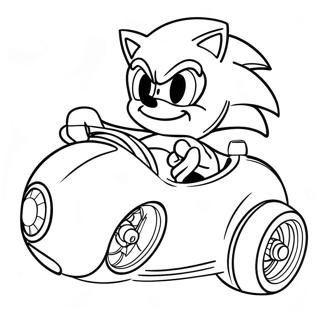 Pagina Da Colorare Di Sonic The Hedgehog In Corsa 68265-54028