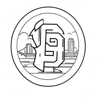 Pagina Da Colorare Del Logo Dei Sf Giants 69134-54722