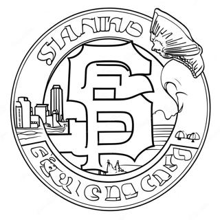 Pagina Da Colorare Del Logo Dei Sf Giants 69134-54723