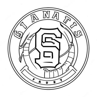 Pagina Da Colorare Del Logo Dei Sf Giants 69134-54724