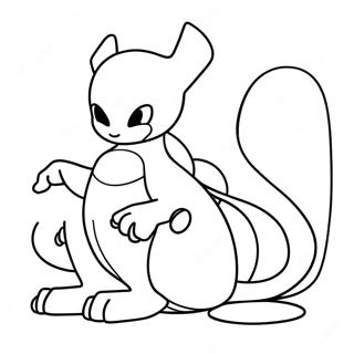 Mewtwo Pagine Da Colorare