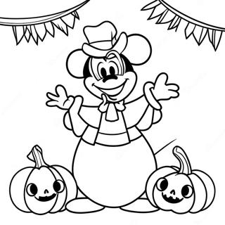 Grande Disney Halloween Pagine Da Colorare