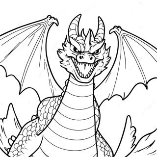 Re Ghidorah Pagine Da Colorare