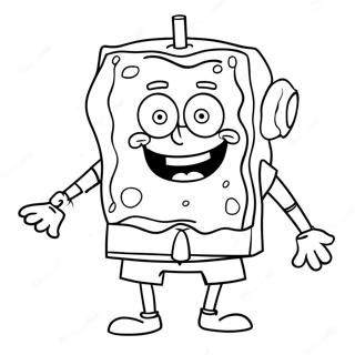 Pagina Da Colorare Di Spongebob Squarepants 910-740