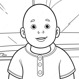 Caillou Pagine Da Colorare